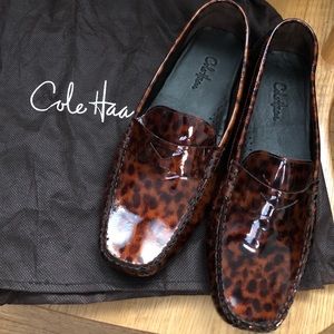 Patent driving shoes new w/o tags never worn